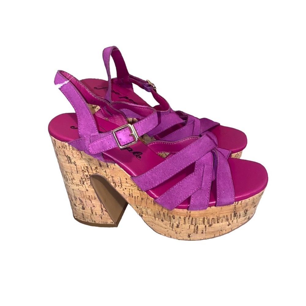 FREE PEOPLE Lisbon Verbena Platform Sandals Size 37 - Picture 7 of 10